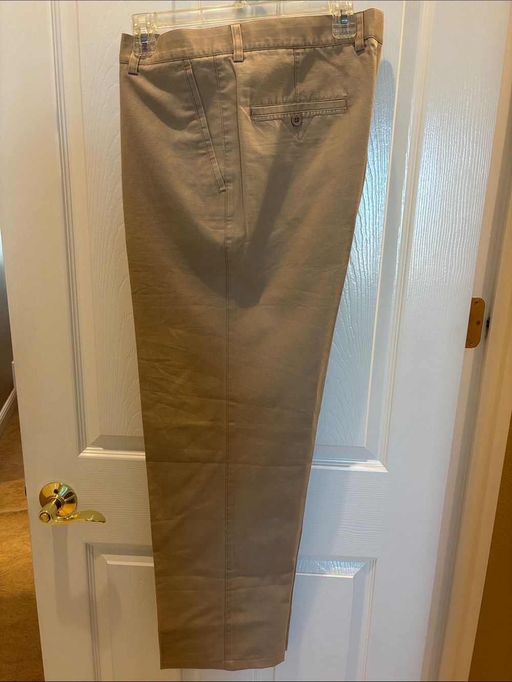 ARMANI Men's Classic Khaki Dress Pants.
